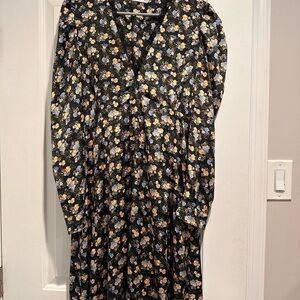 Floral Long Sleeve Dress